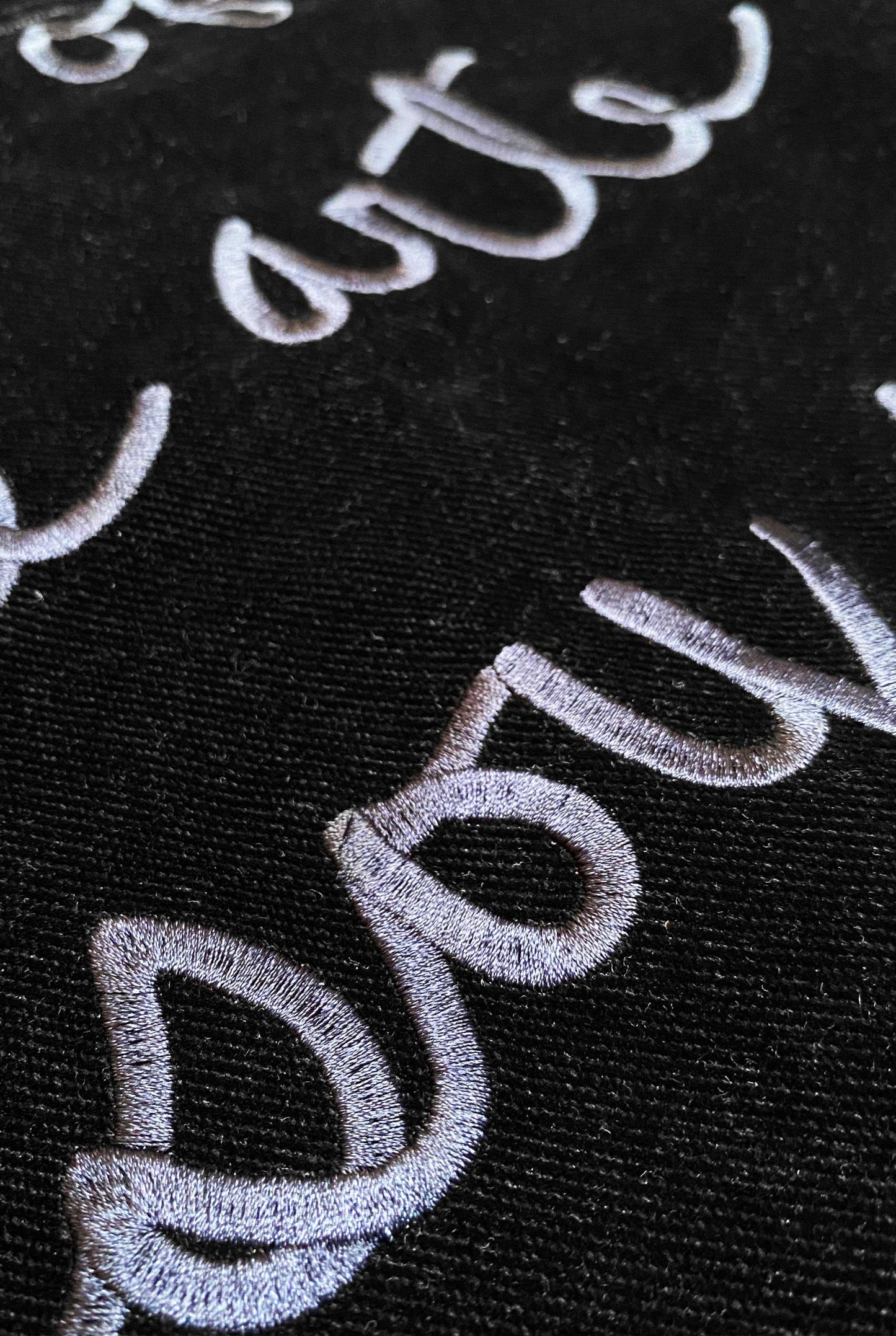 Overshirt velvet black