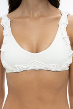 Sports top with macrame