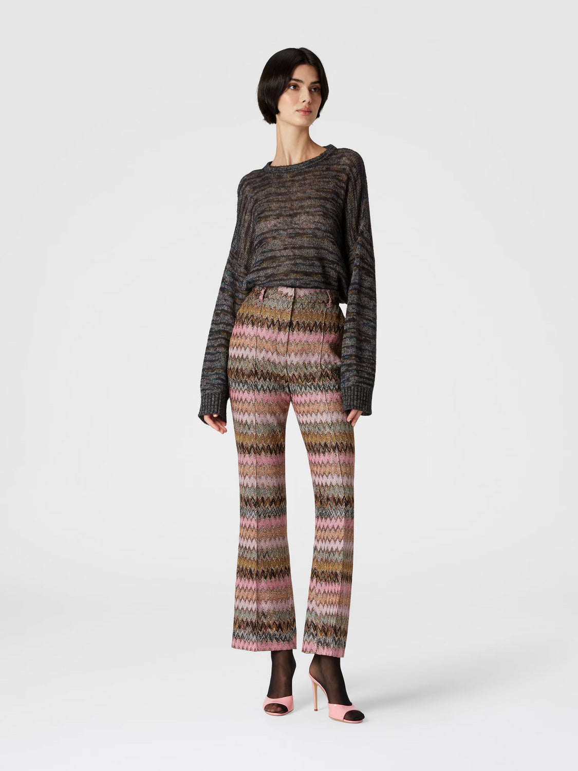 Pantalon Multicolor Spacedyed With Dark Base