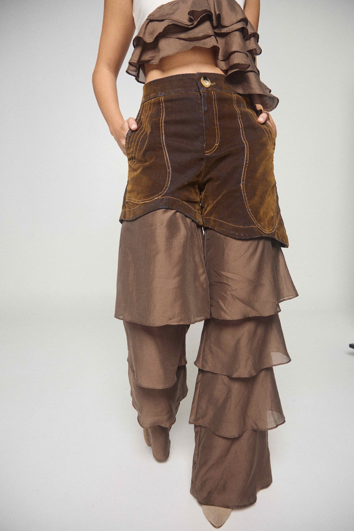 Moon wing trousers
