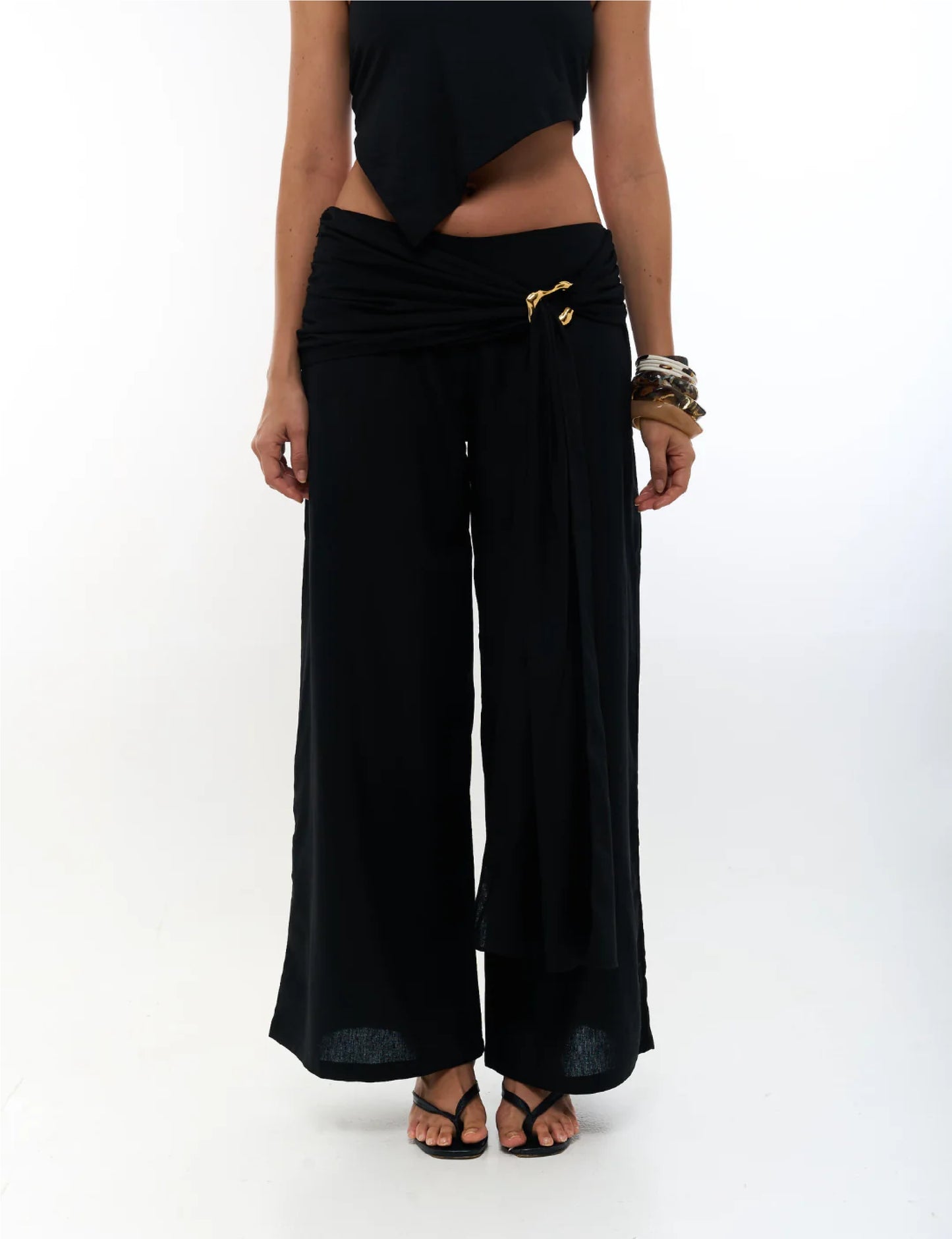 Black Valparaiso Pants 
