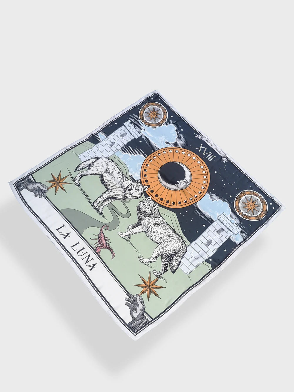Tarot moon scarf