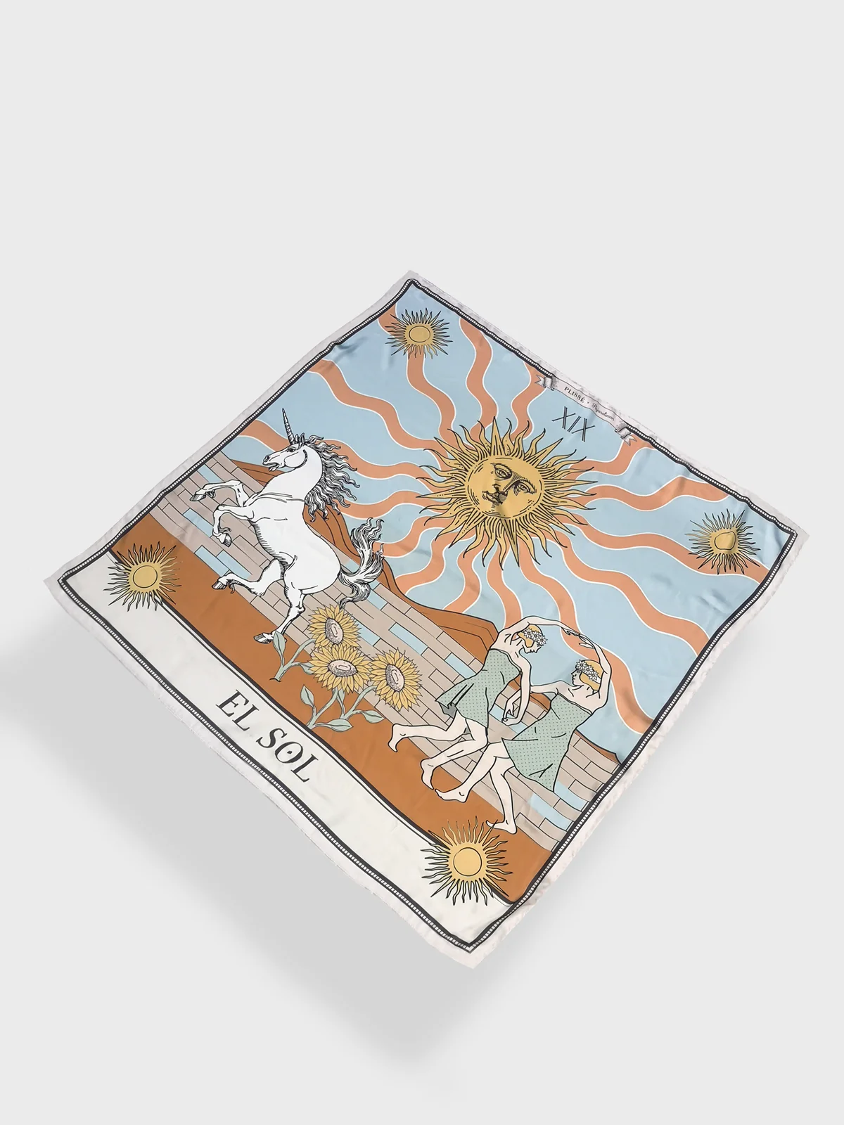 Tarot scarf the sun