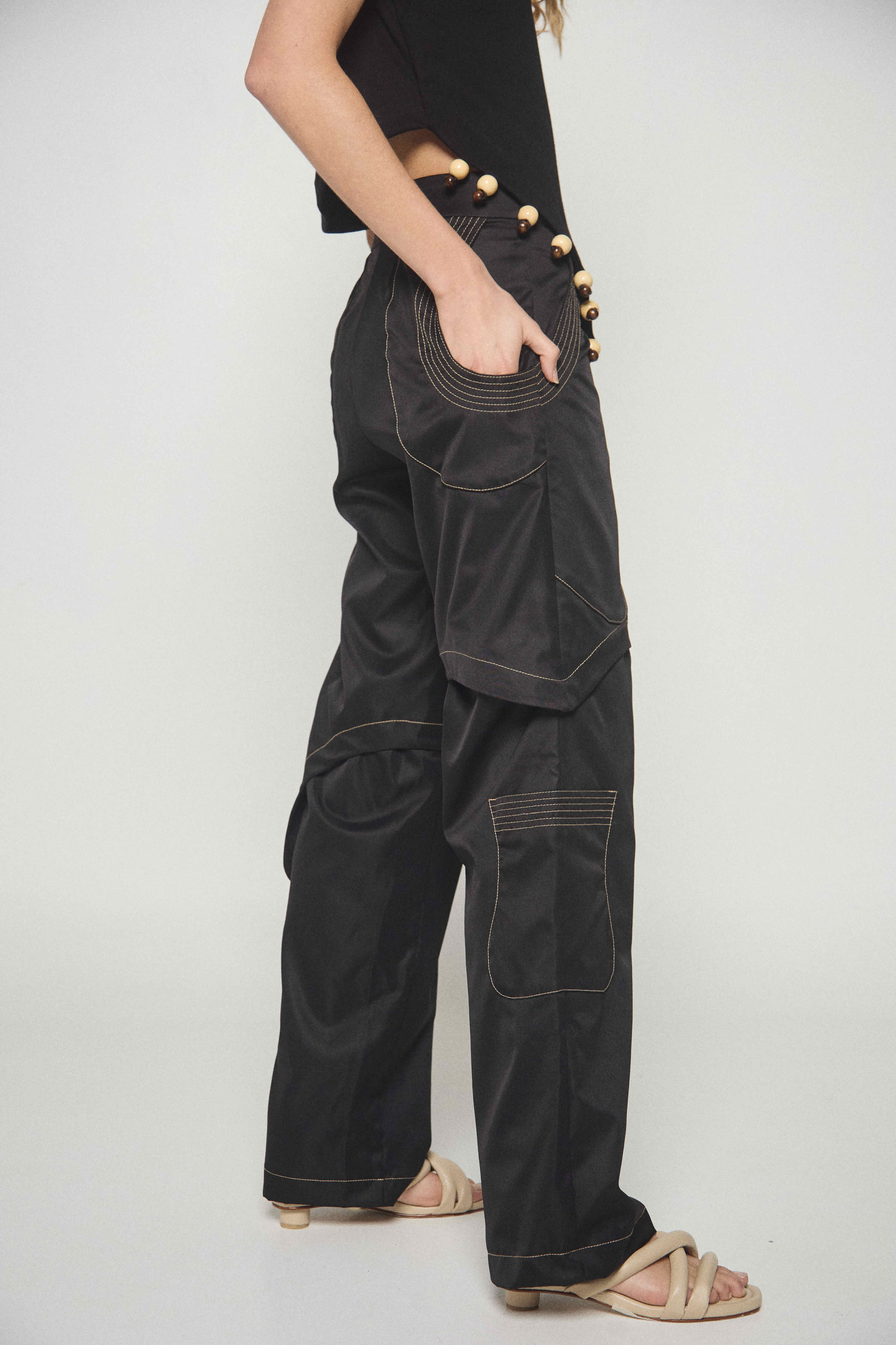 Pluma black pant