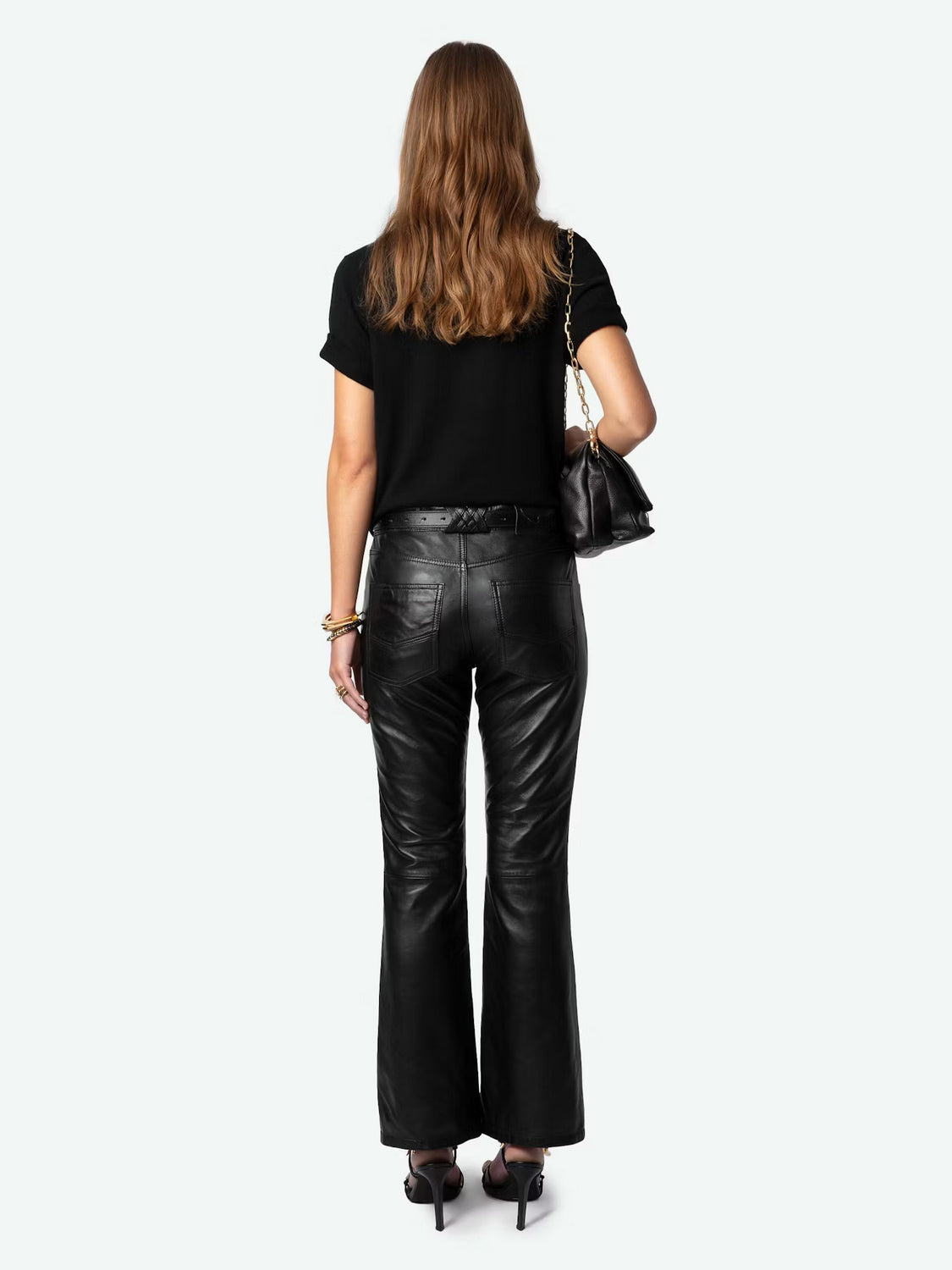 Pantalon Push Cuir Lisse