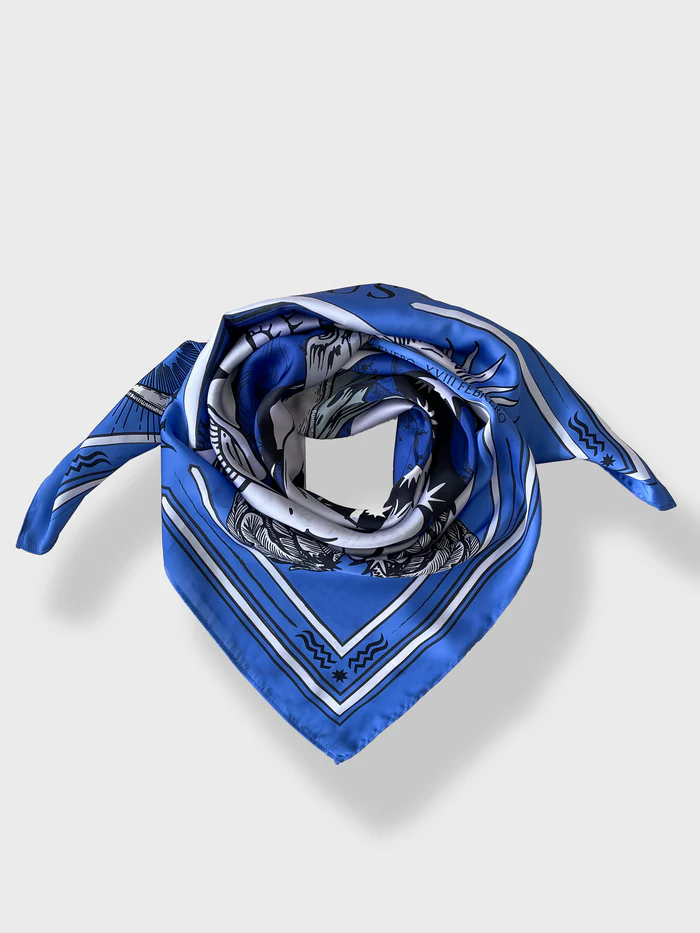 Zodiacus aquarius scarf