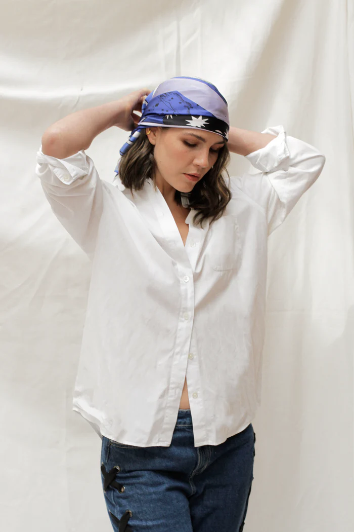 Zodiacus aquarius scarf