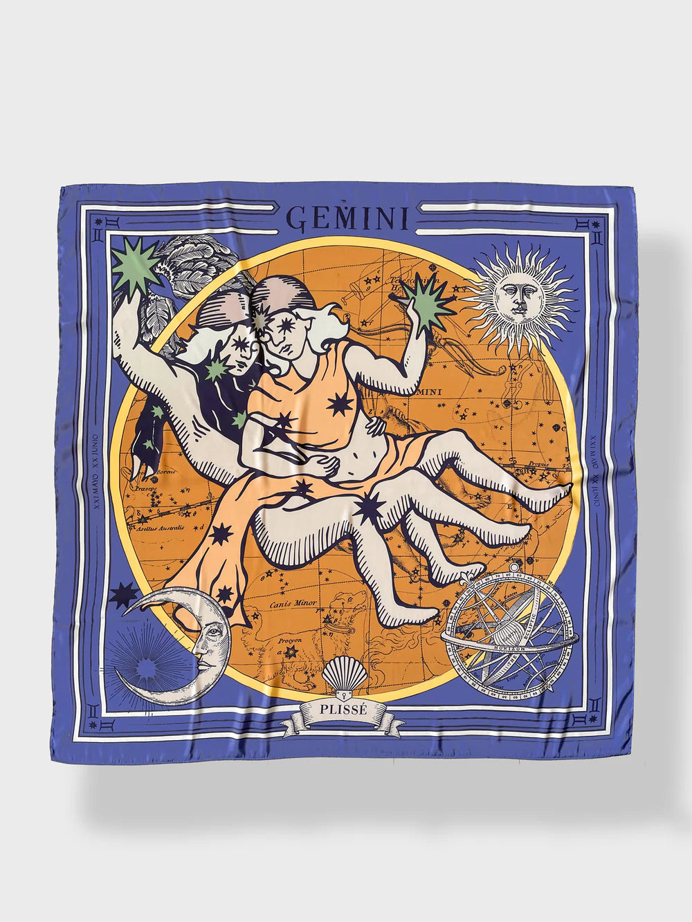 Zodiacus gemini scarf