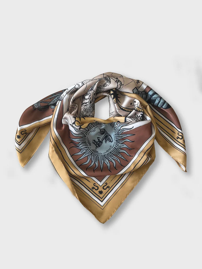 Zodiacus leo scarf