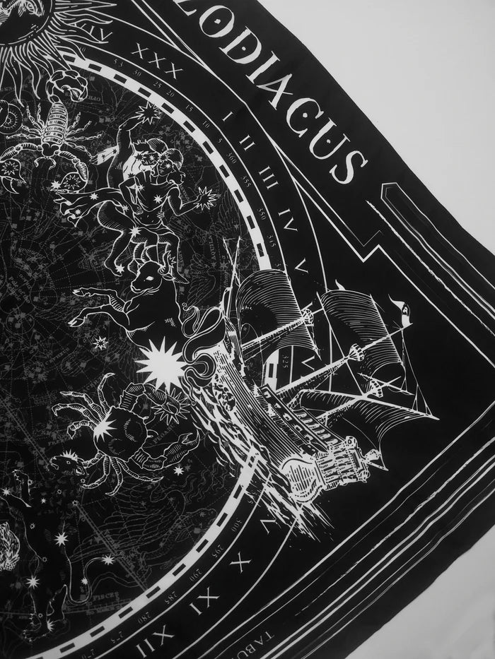 Zodiacus black scarf