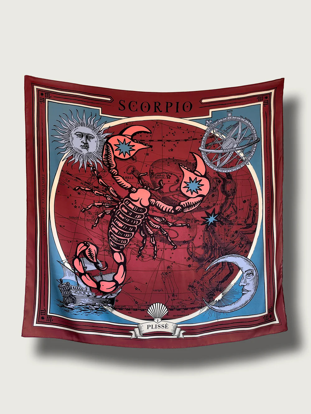 Zodiacus scorpio scarf