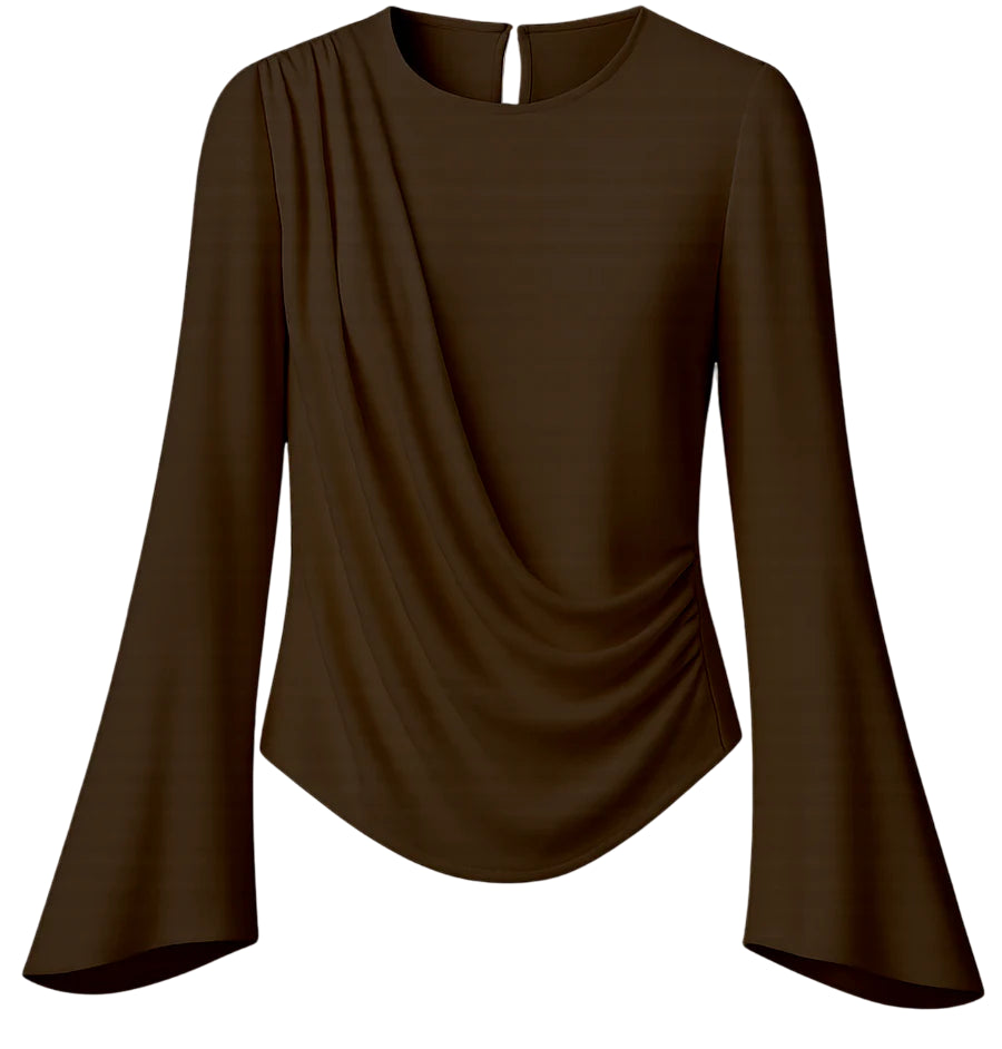 Kate top cocoa