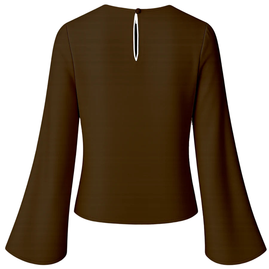 Kate top cocoa
