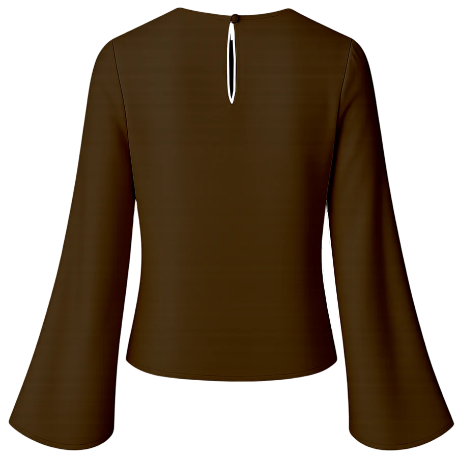 Kate top cocoa