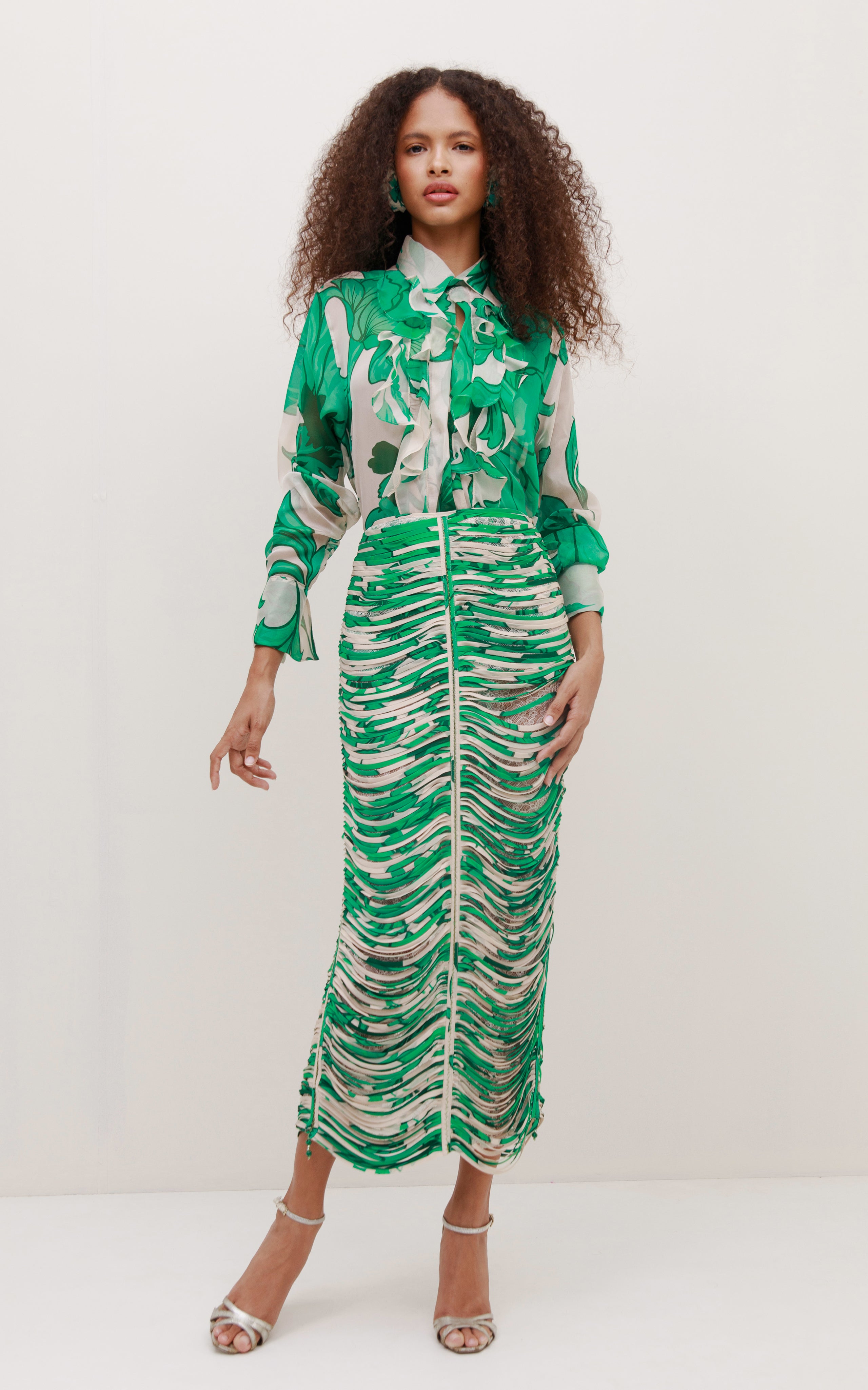 Danielle floral skirt