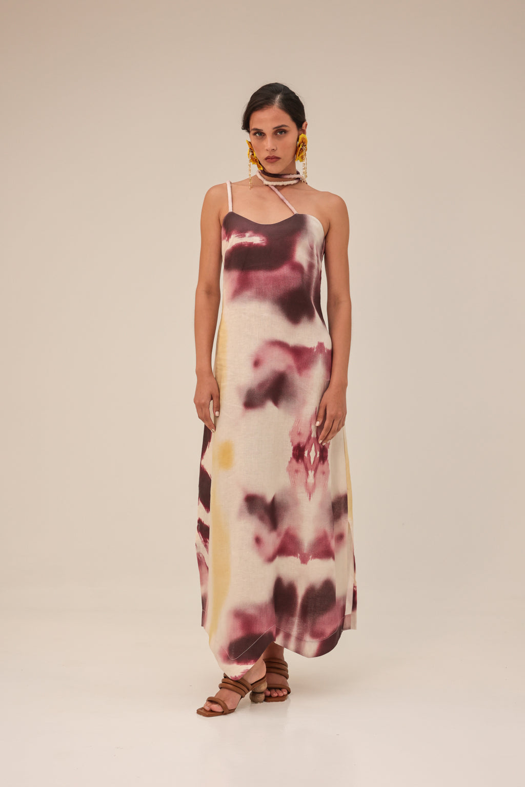 Pink mango dress