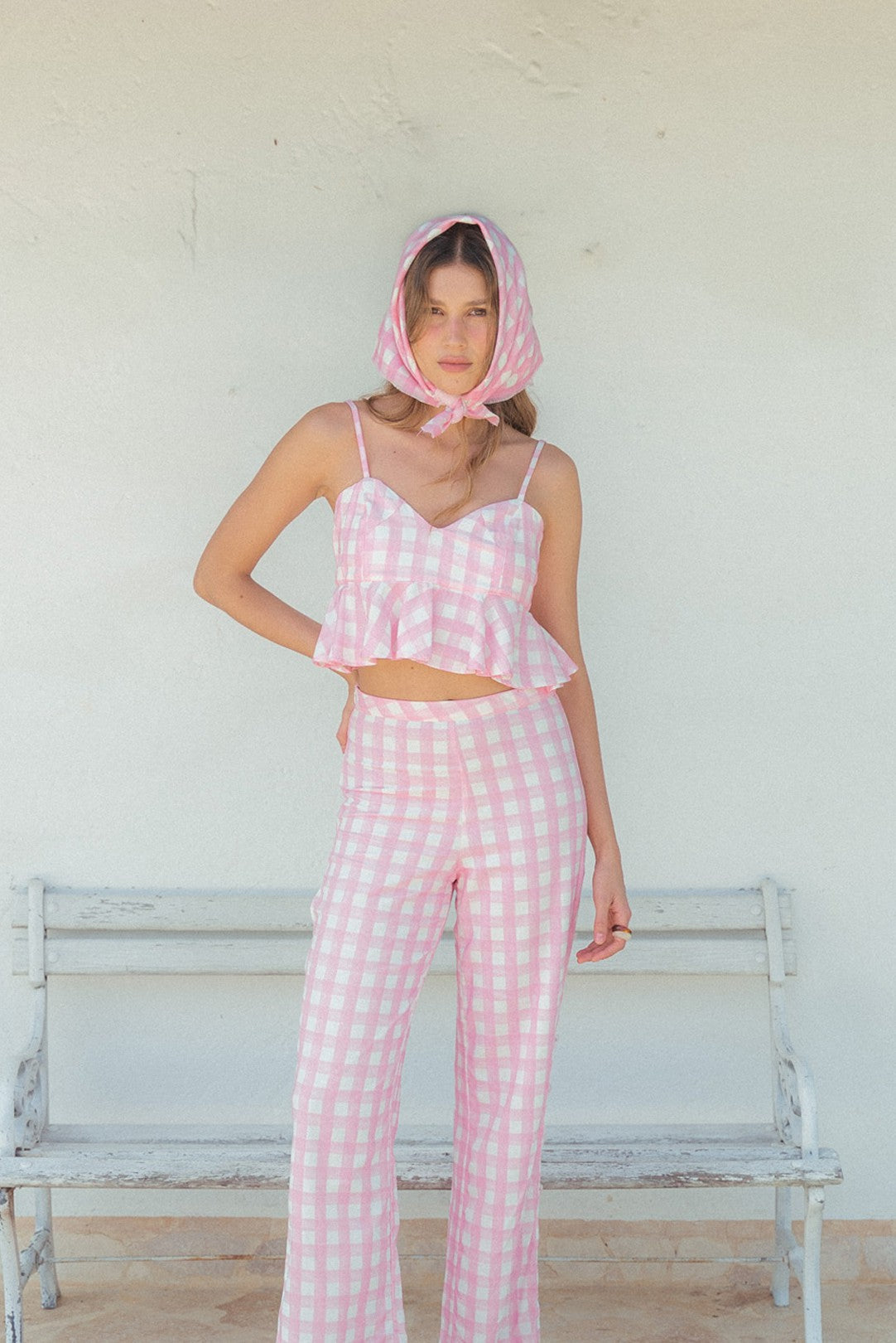 Pink crop top