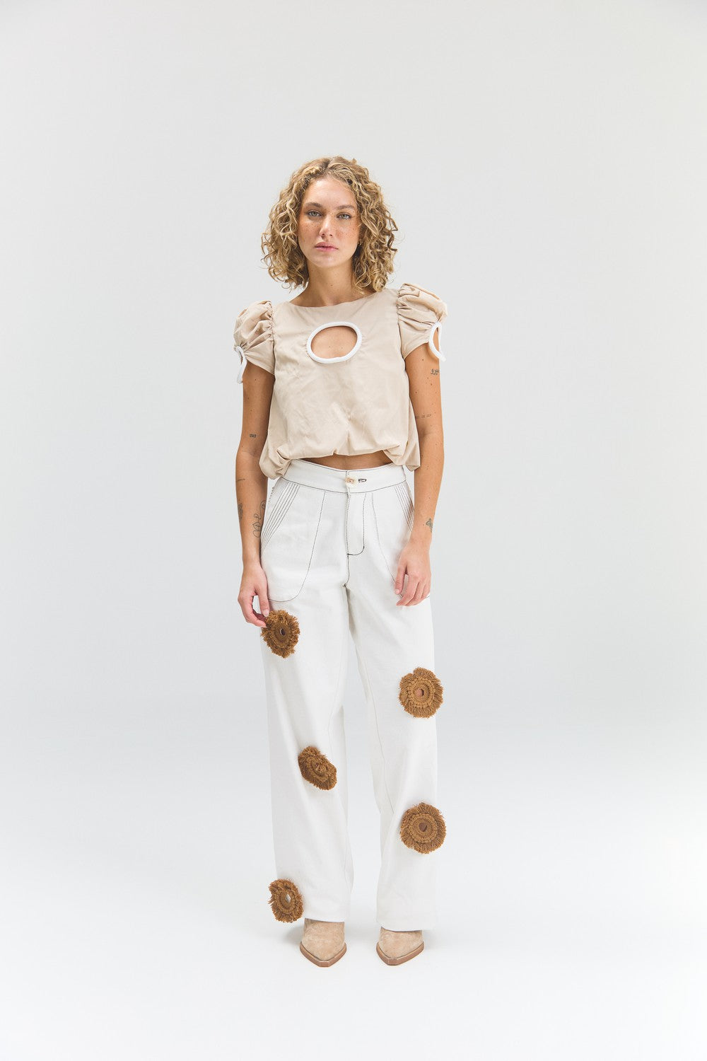 Polka dot jean