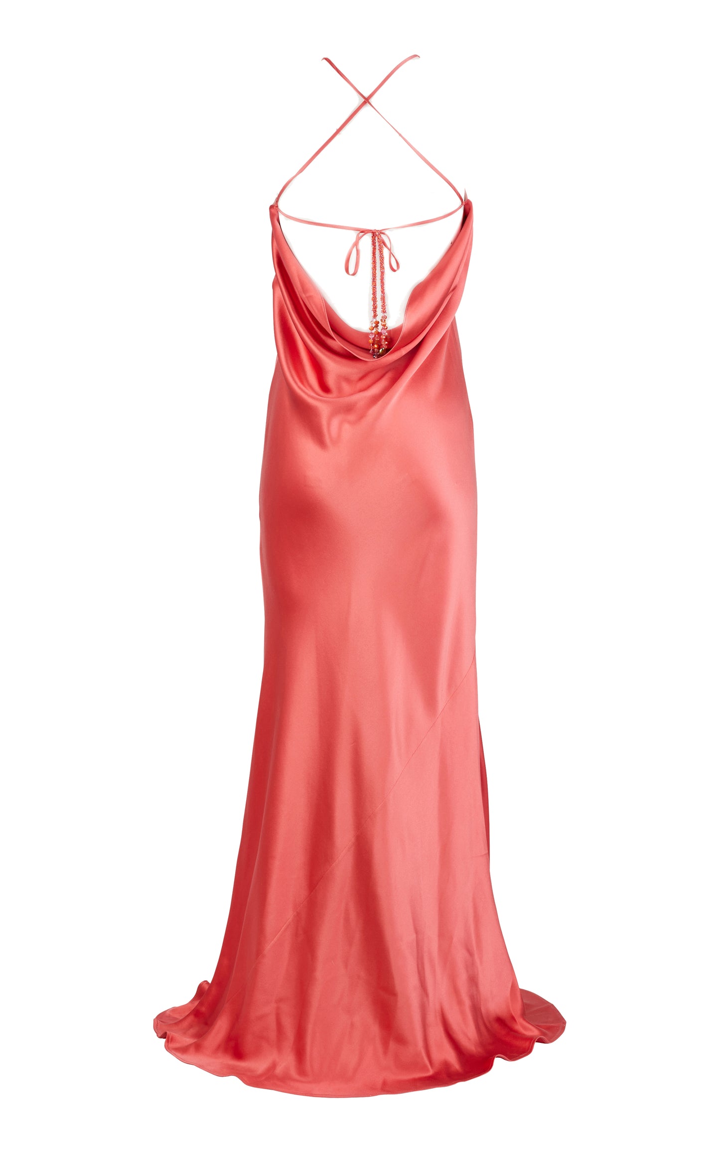 Gold slip dress