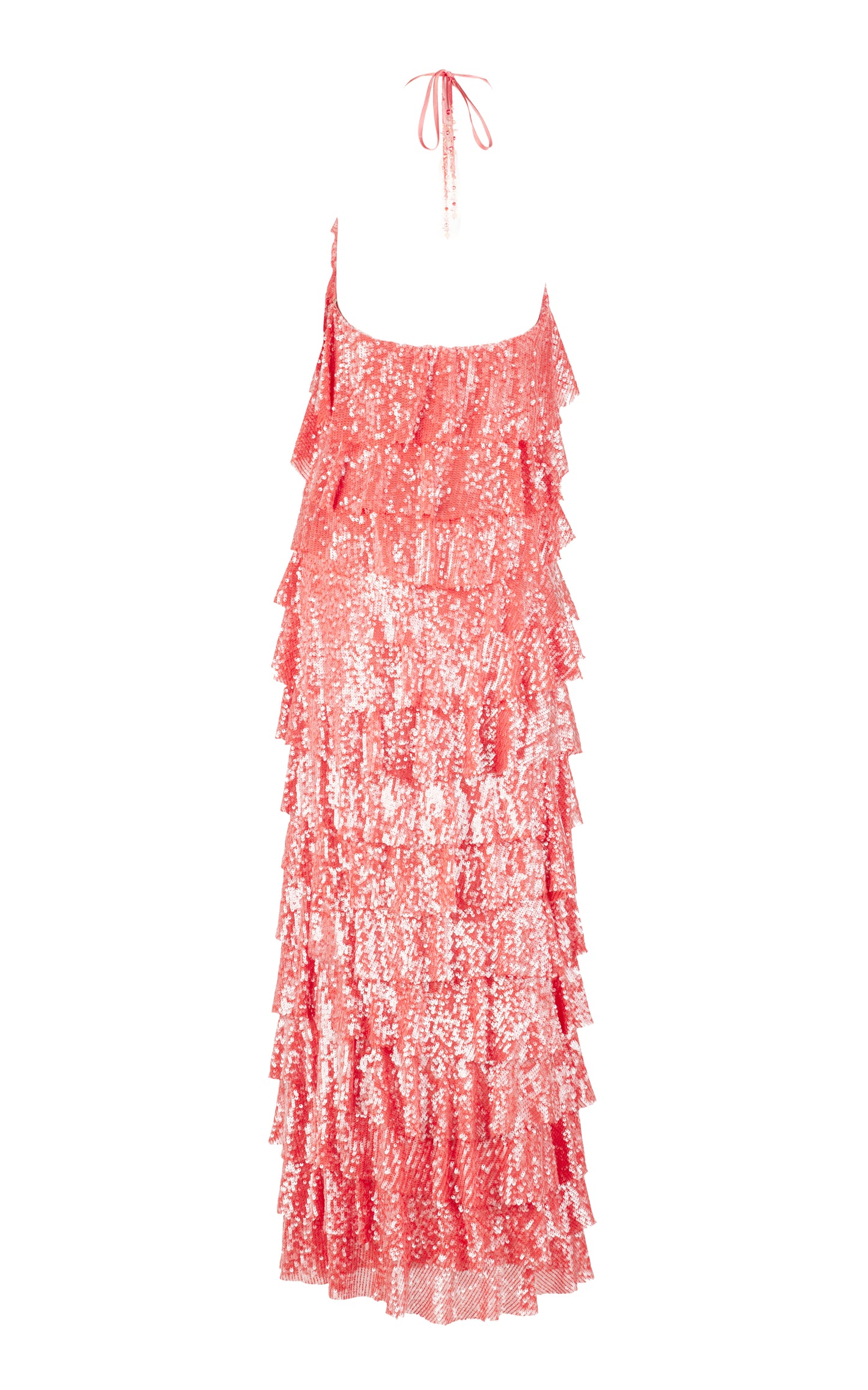 Vestido Brillo Ruffles