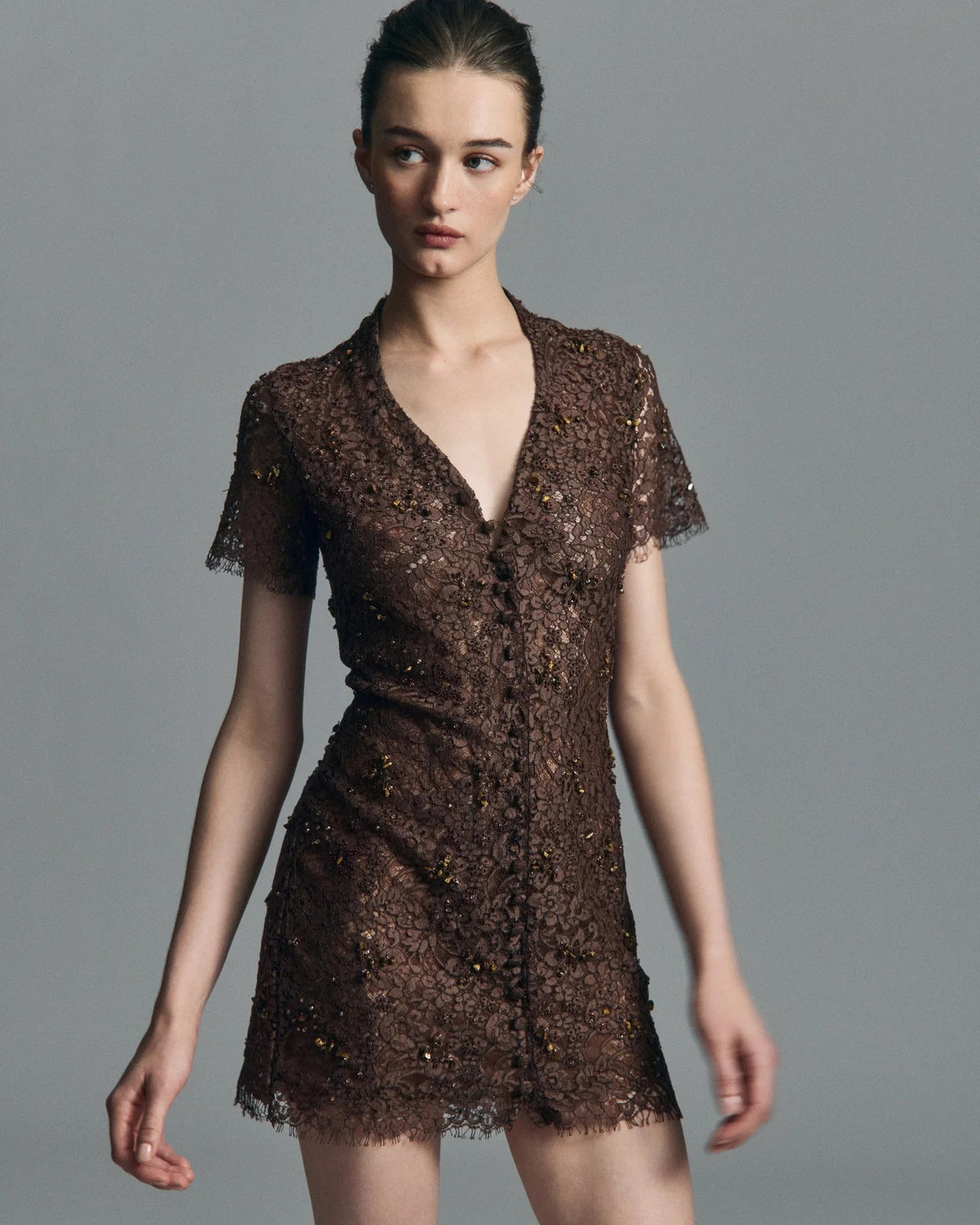 Sunlace mini dress