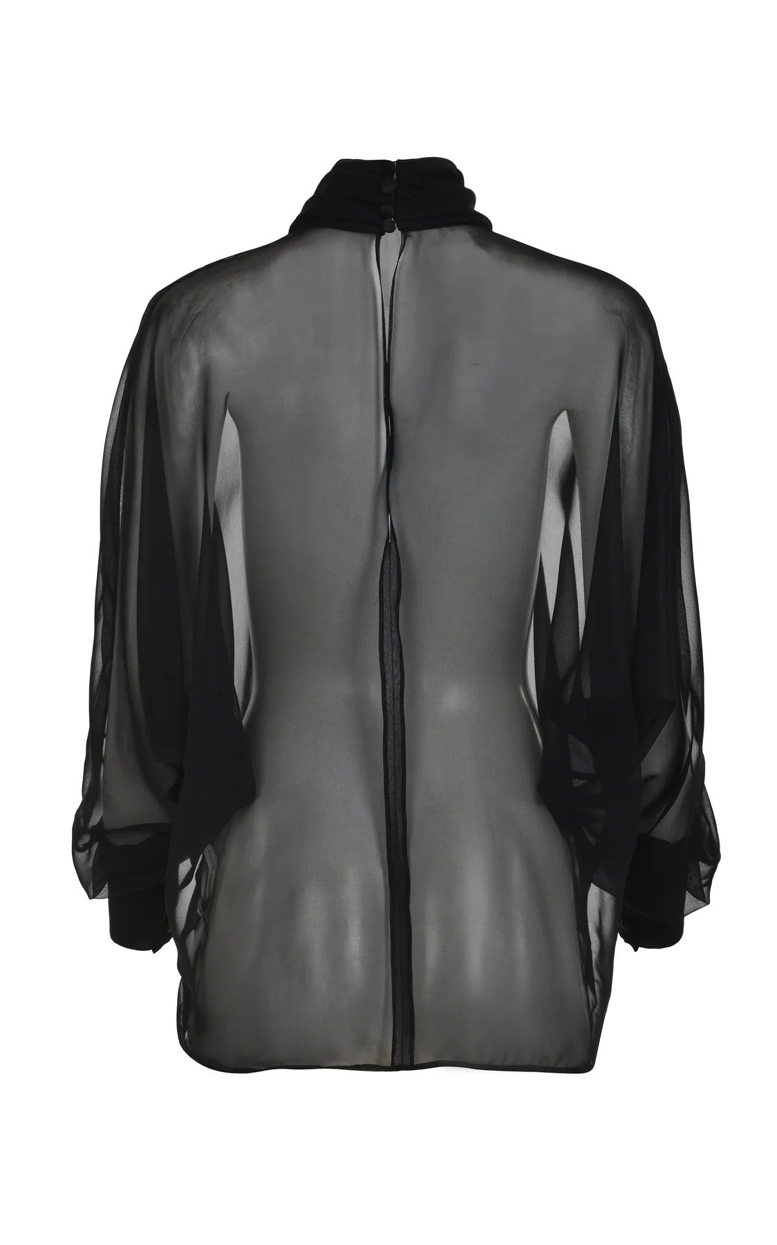 Dusk sheer embroidred blouse