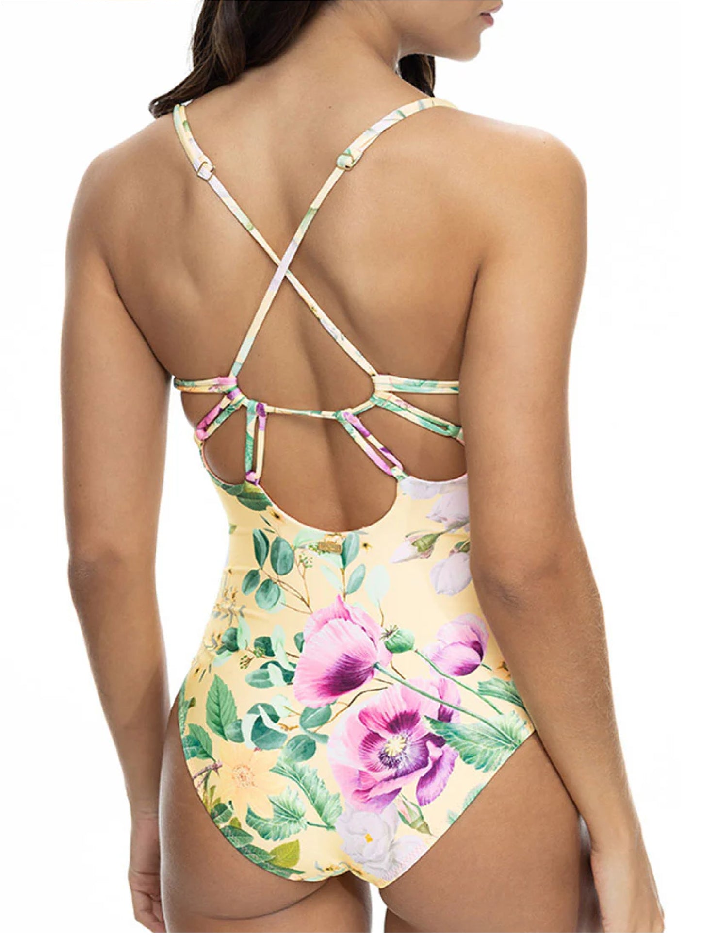 Retro botanical onepiece