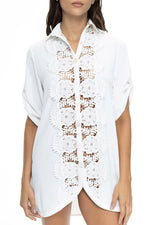 Shirt with embroidery