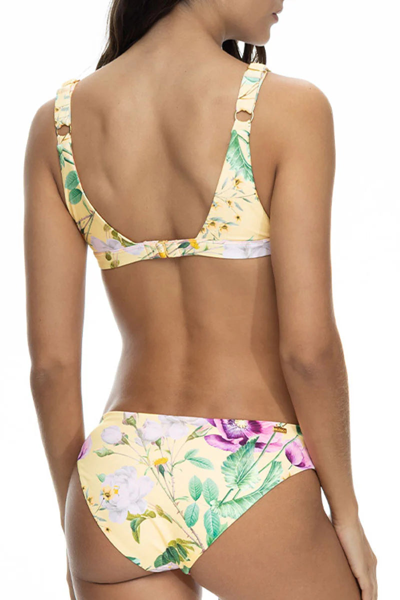 Retro botanic botton