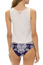 Crop top with snails