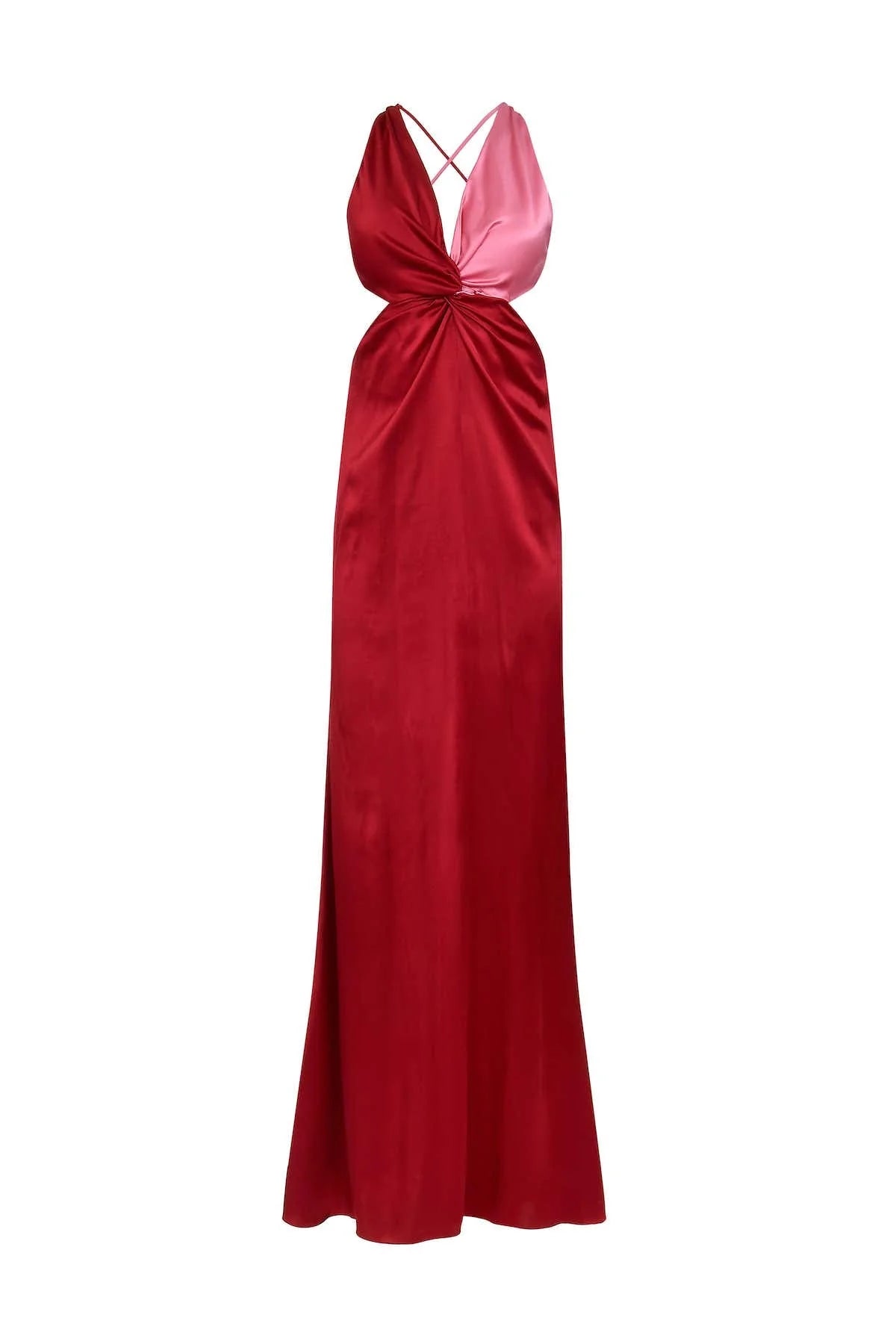 Two-tone straple dress