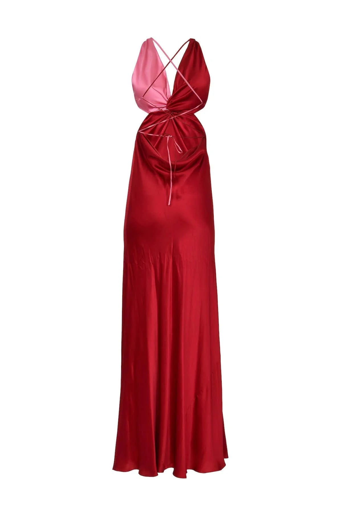 Two-tone straple dress