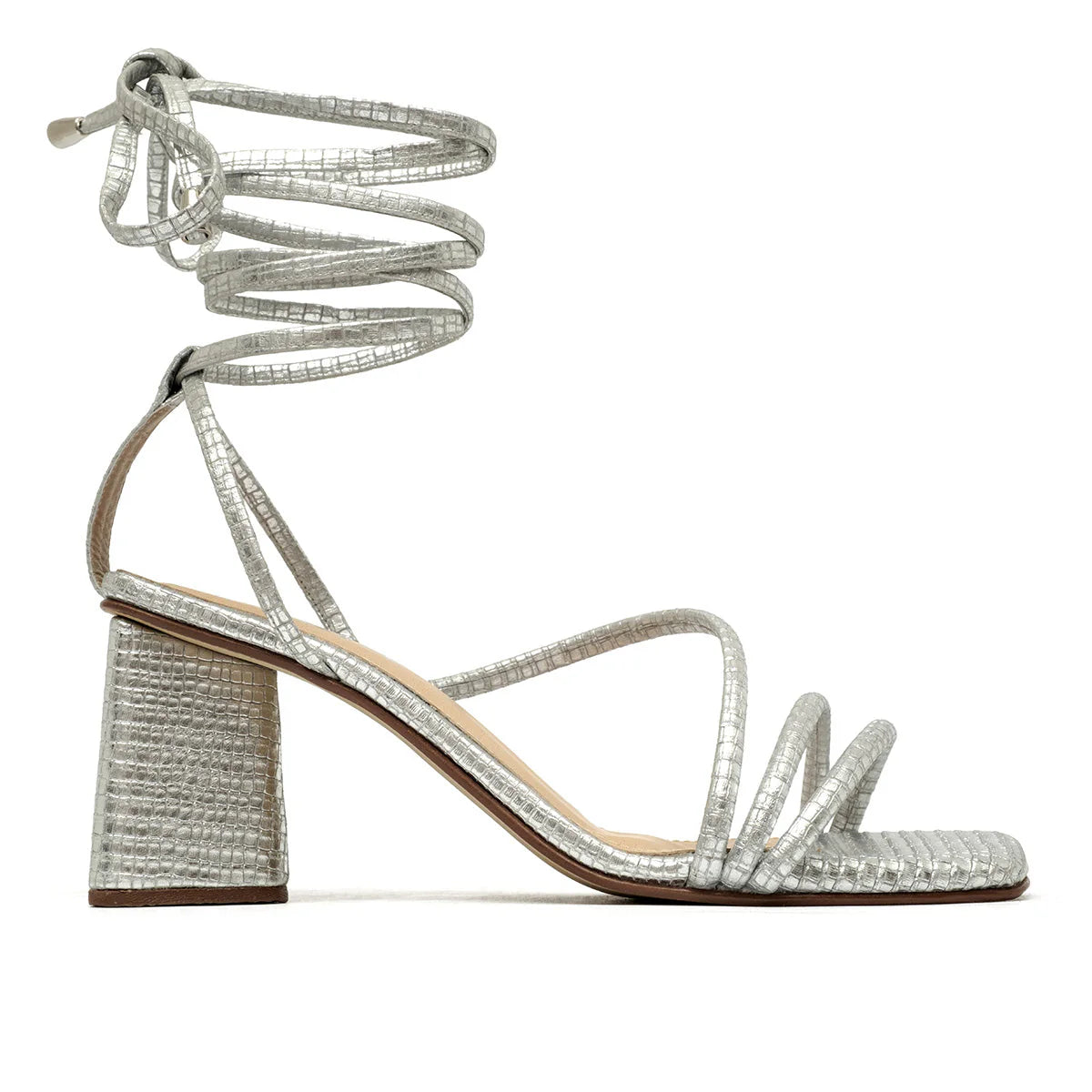 Analia silver sandals