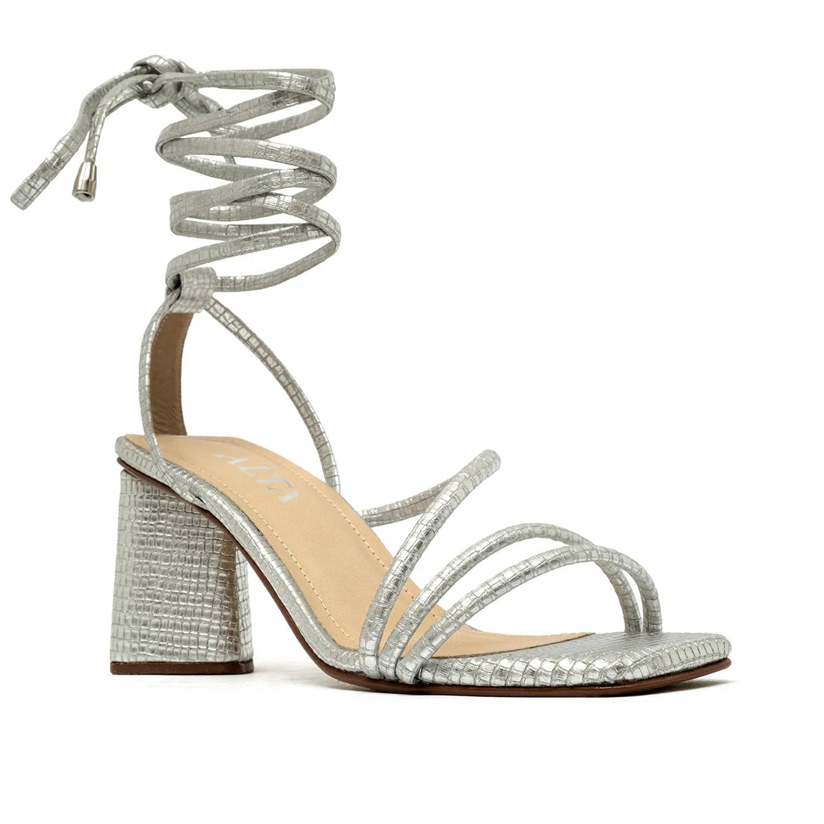 Analia silver sandals