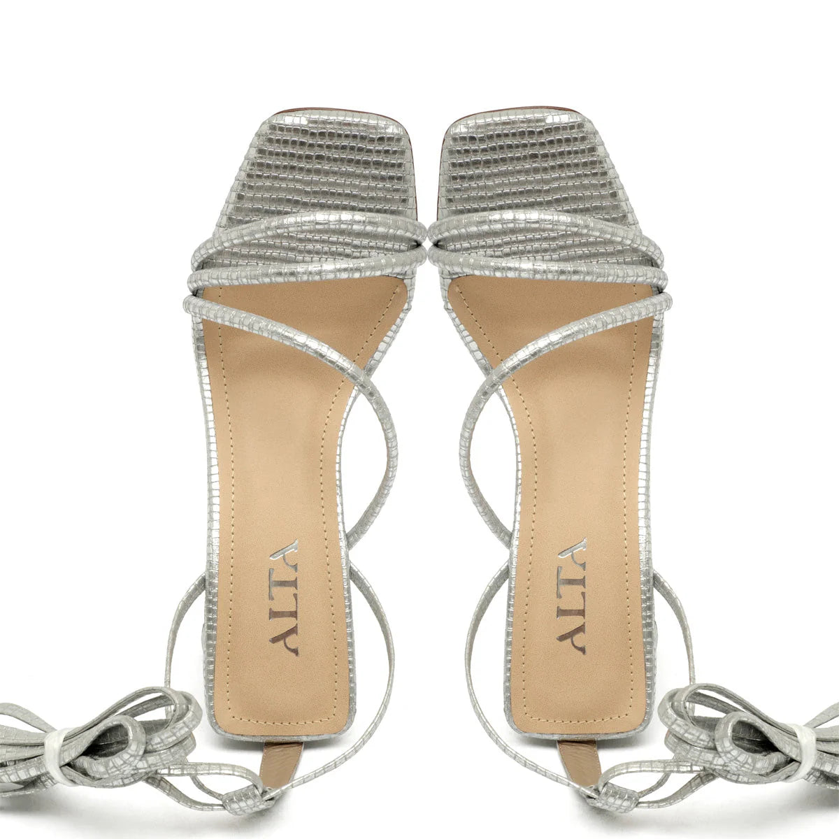 Analia silver sandals