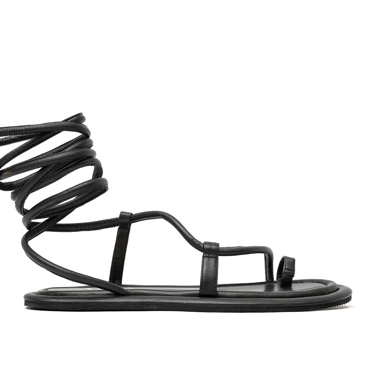 Aurora black sandals