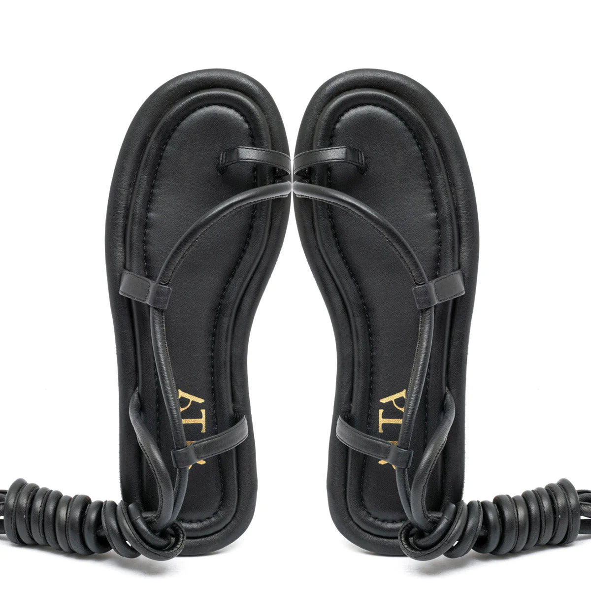 Aurora black sandals