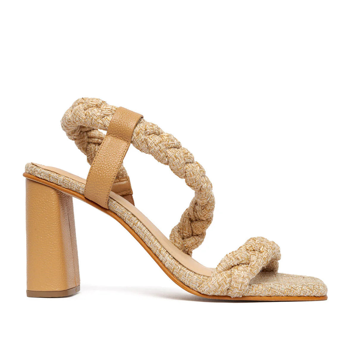 Natural bianca sandal