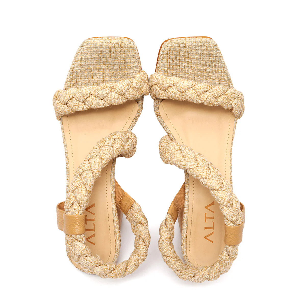 Natural bianca sandal