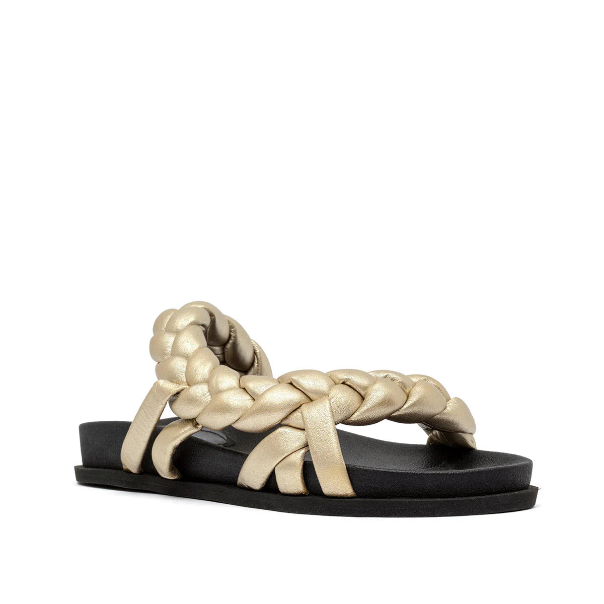 Corinna gold sandals