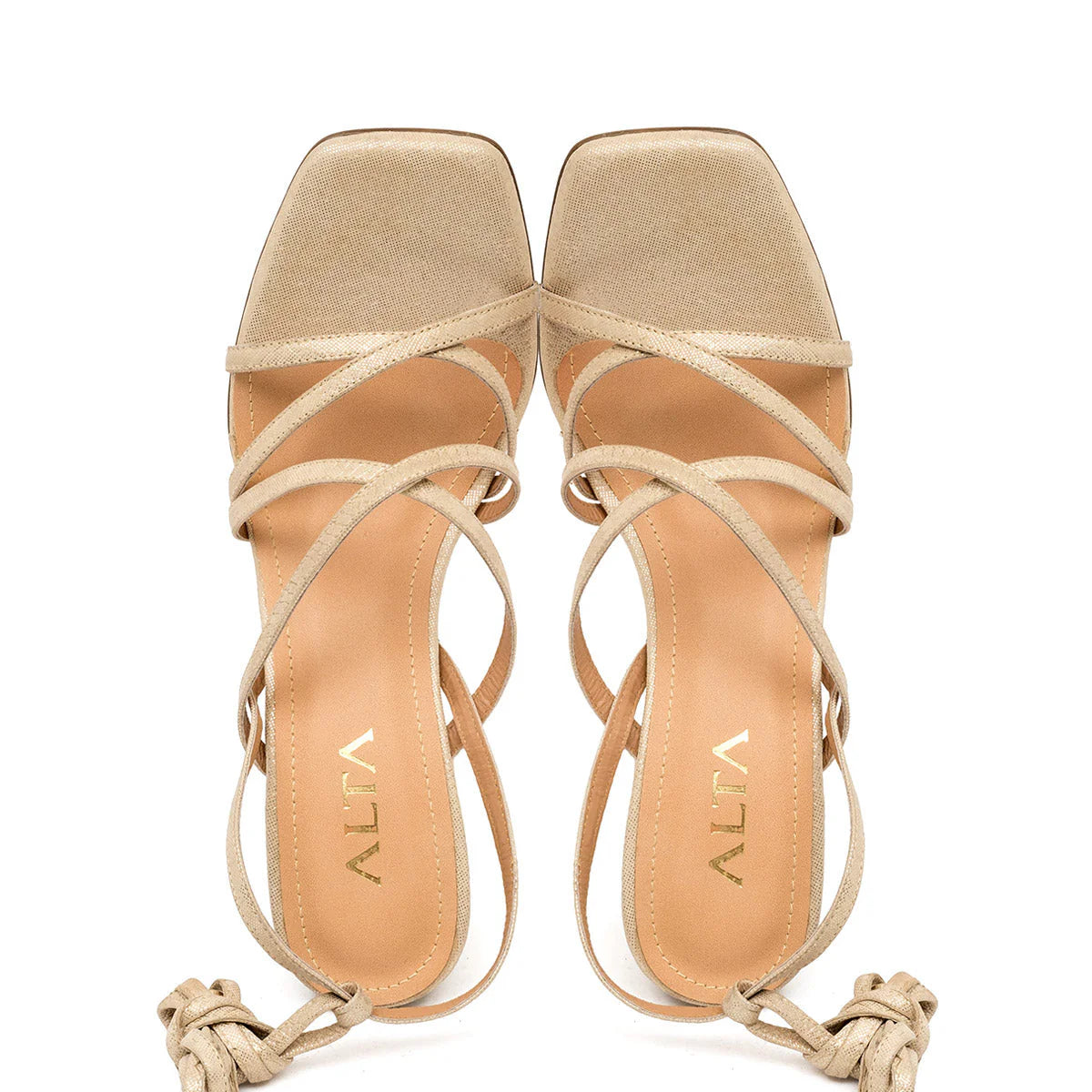 Gianna gold sandal