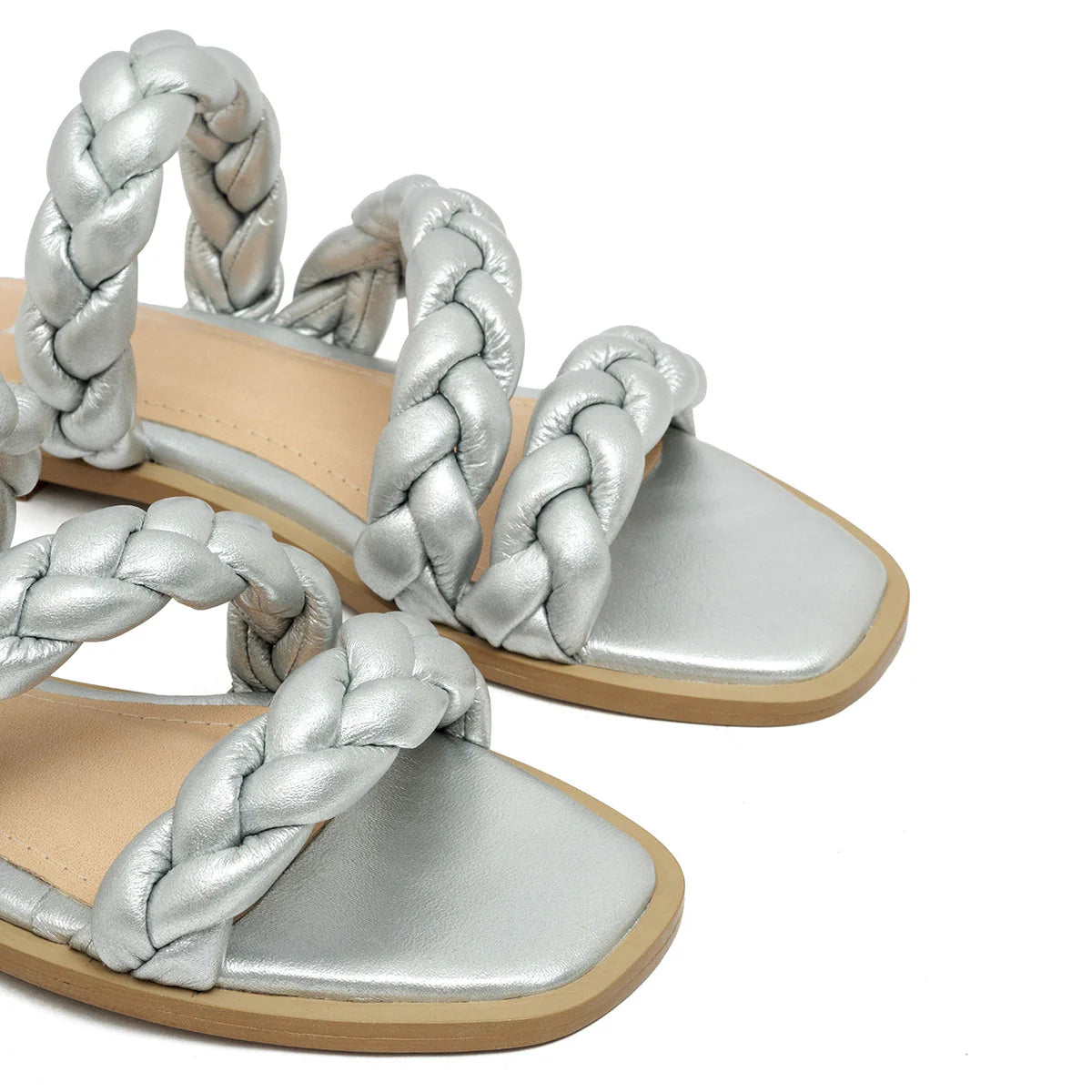 Litta silver sandals