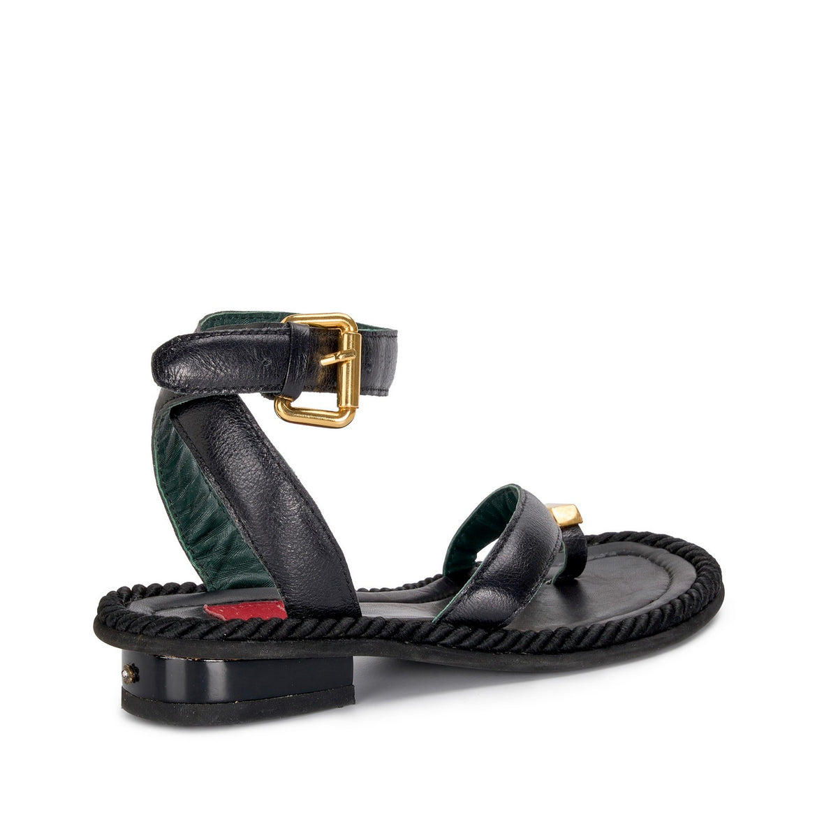 Black master sandal