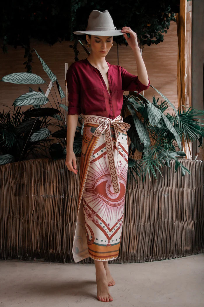 Sari nazar skirt dress
