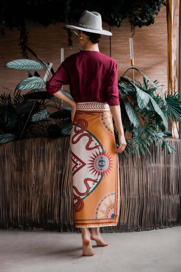 Sari nazar skirt dress