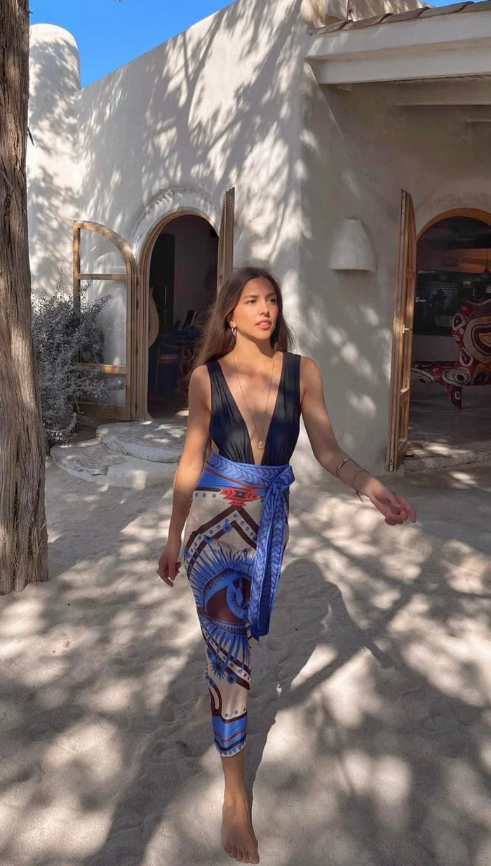 Sari nazar skirt dress