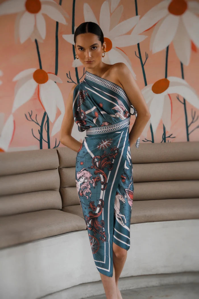 Zodiacus air sari skirt dress