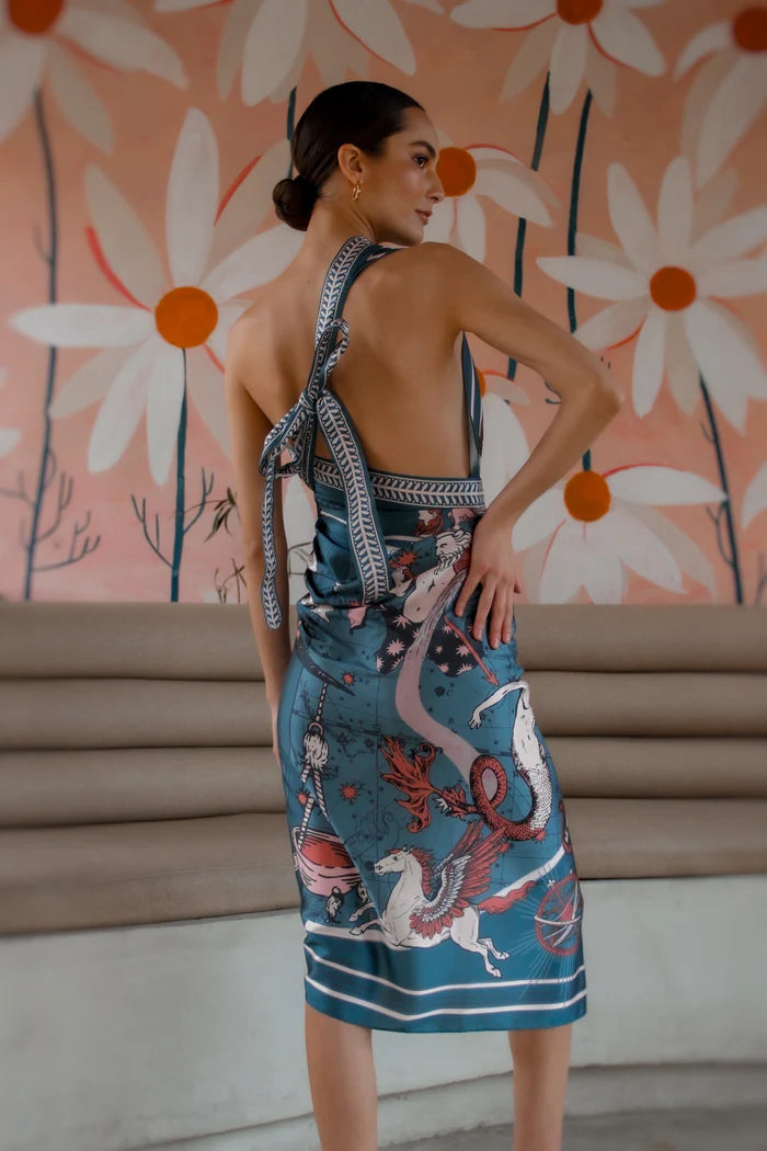Zodiacus air sari skirt dress
