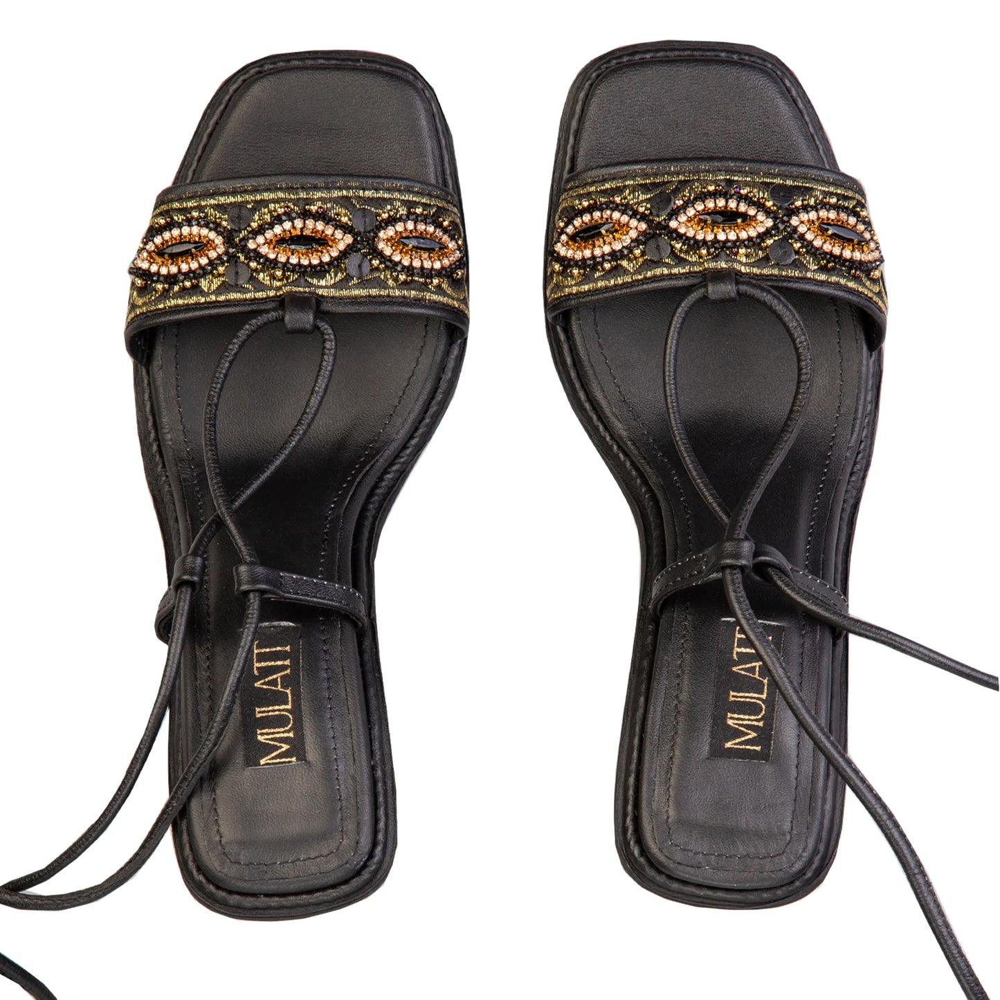 Izmir medium heel sandal