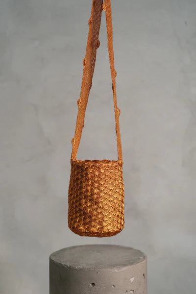 Seashell copper backpack